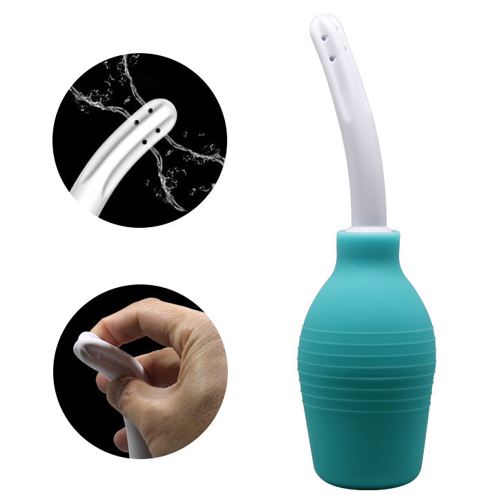 MR PLAY Anal Douche - Aqua/White Unisex Douche - 310 ml Capacity Pretty Love
