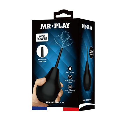 MR PLAY Anal Douche - Blue - Blue Unisex Douche - 224 ml Capacity Pretty Love