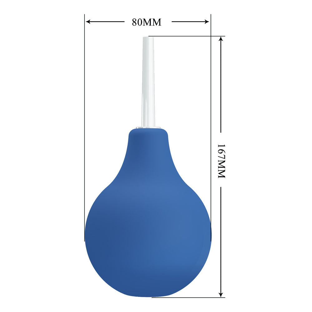 MR PLAY Anal Douche - Blue - Blue Unisex Douche - 224 ml Capacity Pretty Love