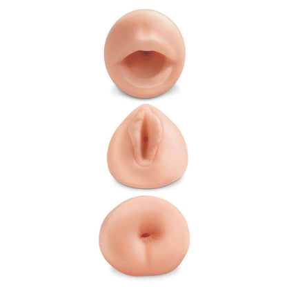 Pipedream Extreme Toyz All 3 Holes - Flesh Strokers - Set of 3 Pipedreams