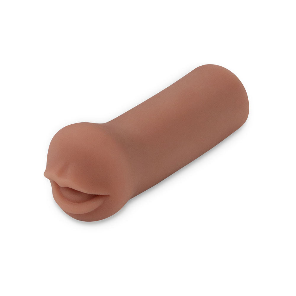 Pipedream Extreme Toyz Coed Cocksucker - Brown - Brown Mouth Stroker Pipedream
