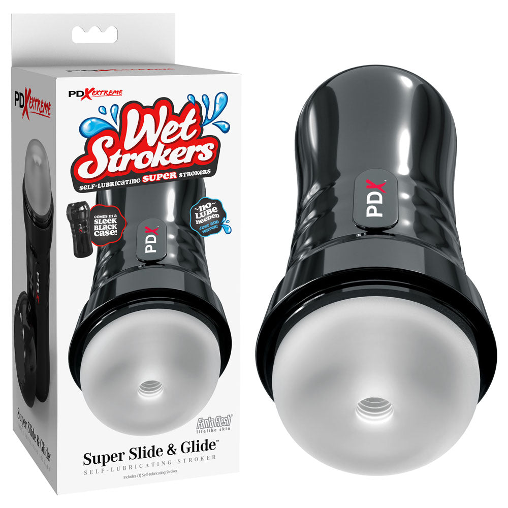 PDX Extreme Wet Strokers Super Slide & Glide - Clear Stroker PDX