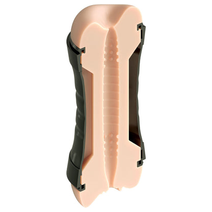 PDX Wet Pussies Super Flip-A-Pussy Over - Light - Flesh Dual Ended Stroker (Vagina & Ass) Pipedream