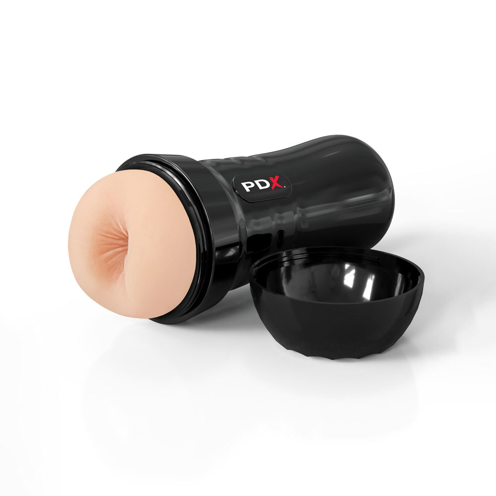 PDX Wet Bussies Super Bangin Butt - Light - Flesh Anal Stroker Pipedream