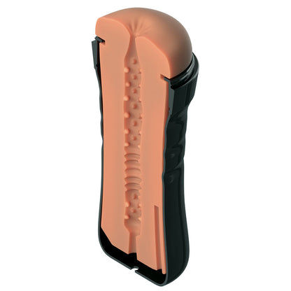PDX Wet Bussies Super Bangin Butt - Brown - Brown Anal Stroker Pipedream