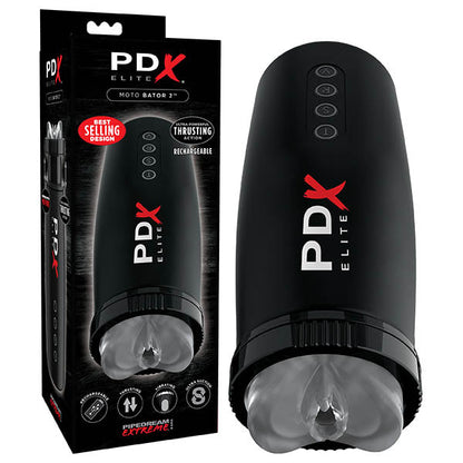 Pipedream Extreme Toyz Elite Motobator 2 - Black USB Rechargeable Powered Masturbator Pipedreams