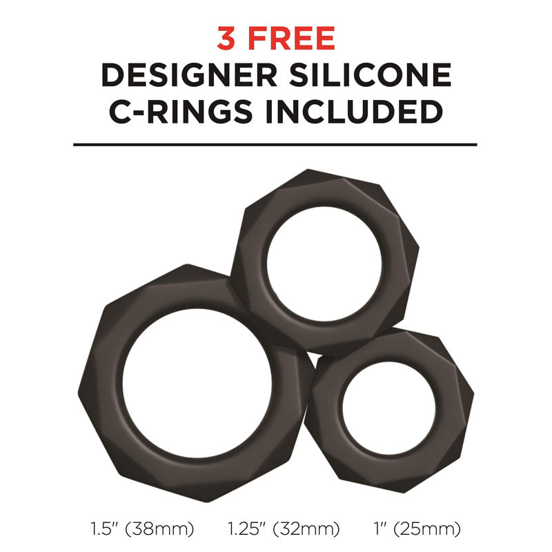 Pipedream Extreme Toyz Elite Moto Stroker - Black Powered Masturbator Pipedreams