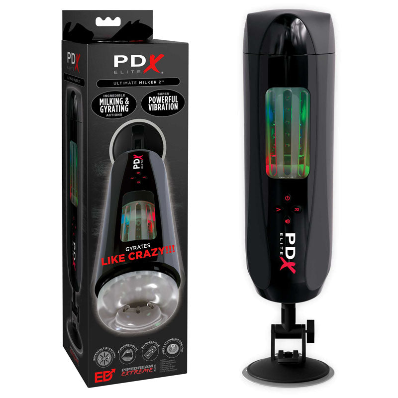 Pipedream Extreme Toys Elite Ultimate Milker 2 - USB Rechargeable Masturbator PDX Brands