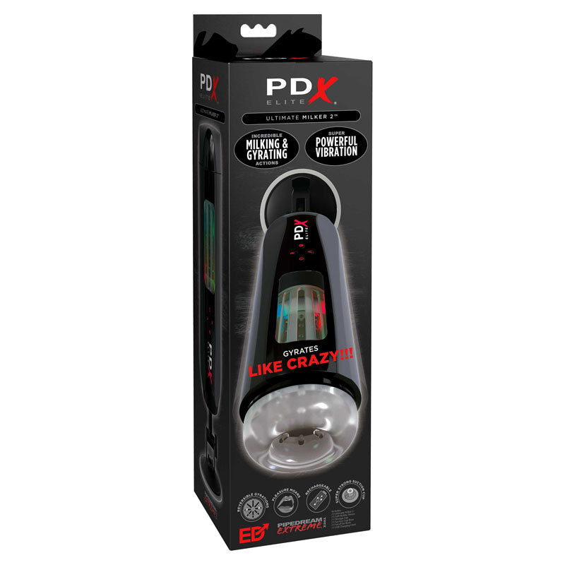 Pipedream Extreme Toys Elite Ultimate Milker 2 - USB Rechargeable Masturbator PDX Brands