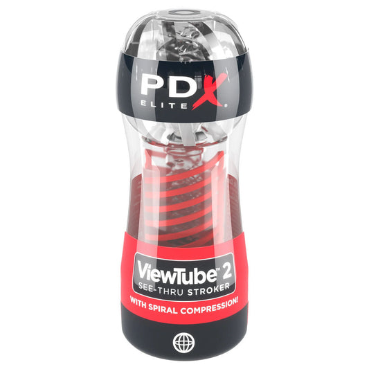 PDX Elite Viewtube 2 - Clear Stroker Pipedream