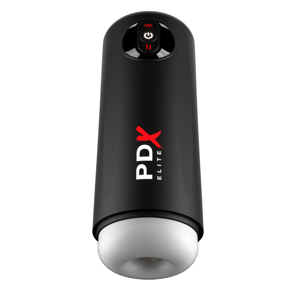 PDX Elite Moto Milker - USB Rechargeable Thrusting & Vibrating Auto Stroker Pipedream