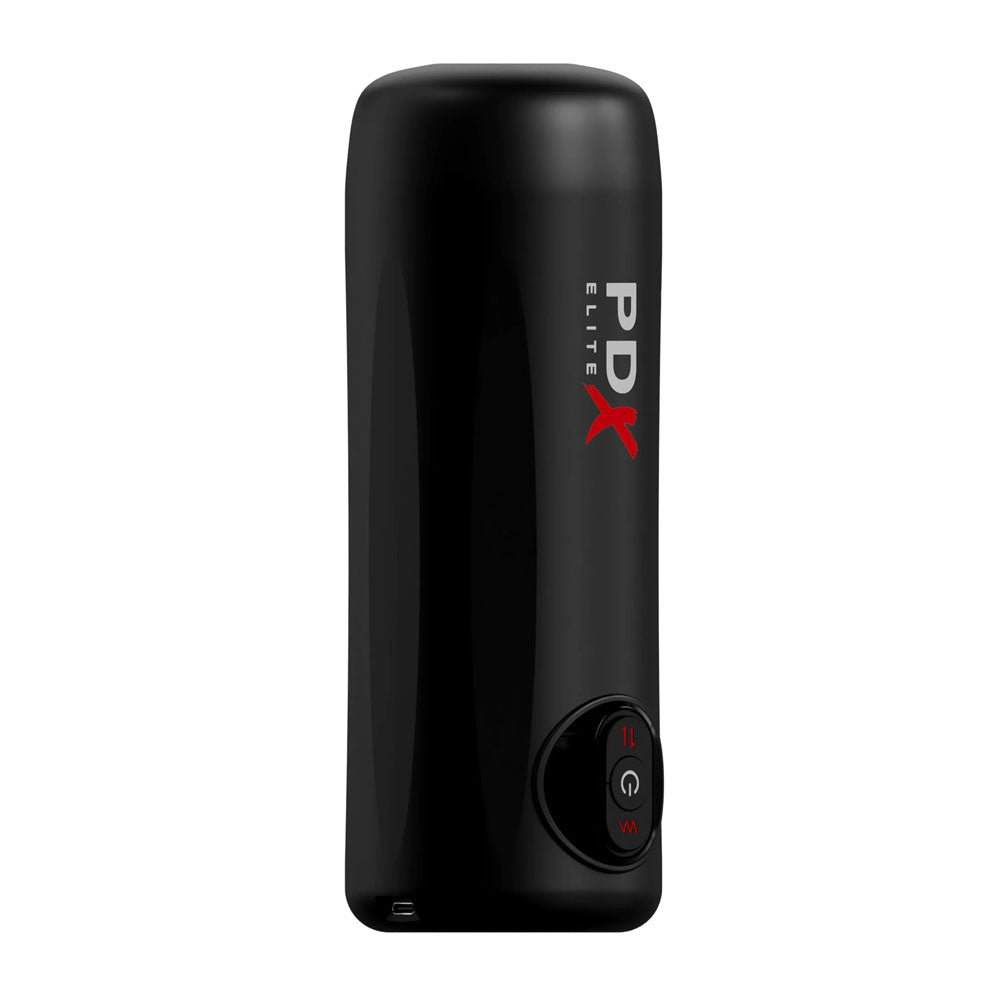PDX Elite Moto Milker - USB Rechargeable Thrusting & Vibrating Auto Stroker Pipedream