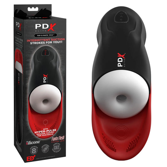 PDX Elite Fap-O-Matic Pro - USB Rechargeable Sucking Masturbator Pipedream