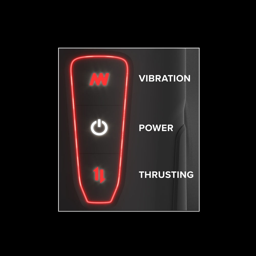 PDX Elite Milk Me Hotter - USB Rechargeable Thrusting Heating & Vibrating Auto Stroker Pipedream
