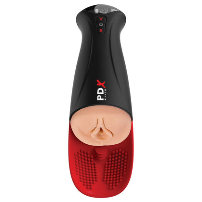 PDX Elite Fap-O-Matic Pro XL - Light - Flesh USB Rechargeable Auto Stroker Pipedream