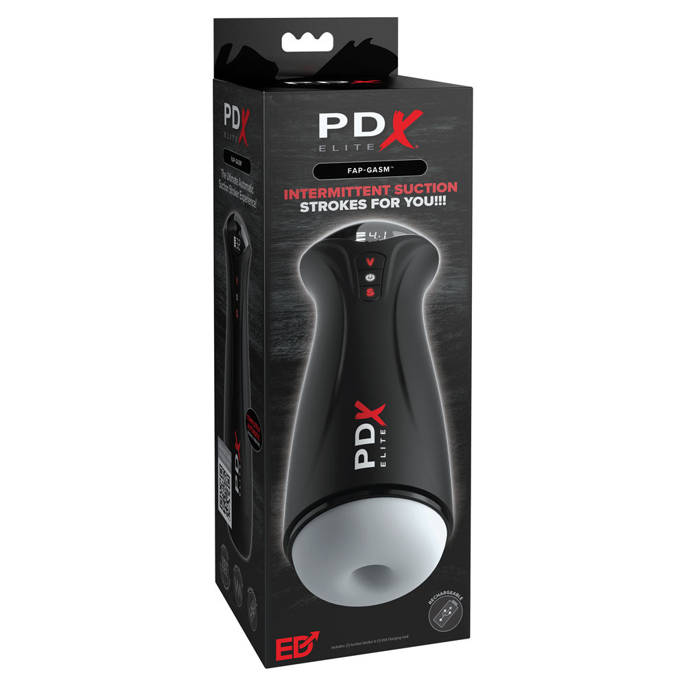 PDX Elite Fuck-Gasm - Flesh - USB Rechargeable Sucking & Vibrating Auto Stroker Pipedream