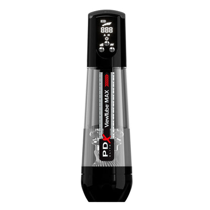 PDX Elite ViewTube MAX View - Clear USB Rechargeable Suction Auto Stroker Pipedream