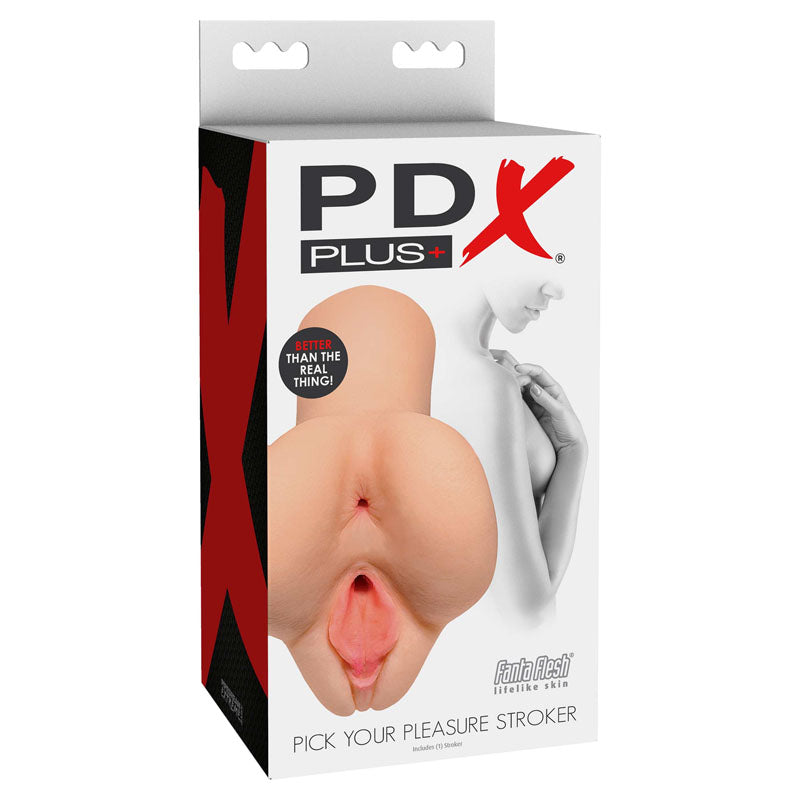 PDX PLUS Pick Your Pleasure Stroker - Flesh Vagina Stroker Pipedreams