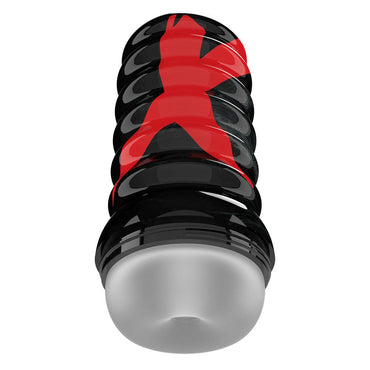 PDX Elite Air-Tight Stroker - Frosted - Clear Stroker Pipedream