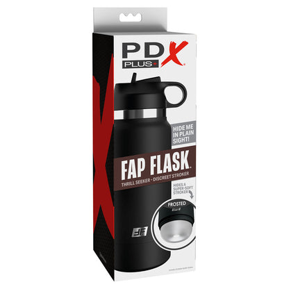 PDX Plus Fap Flask - Thrill Seeker - Frosted Discreet Stroker Pipedream