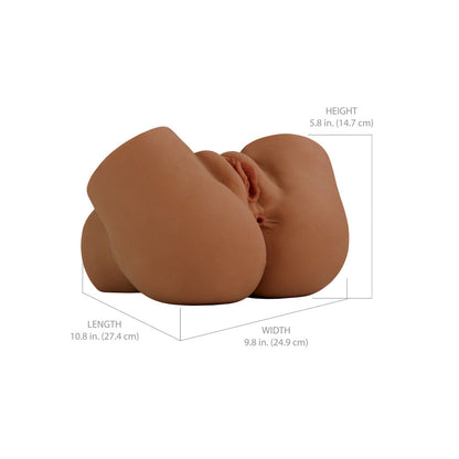PDX Elite Back That Ass Up - Brown - Brown USB Rechargeable Auto Mega Masturbator Pipedream