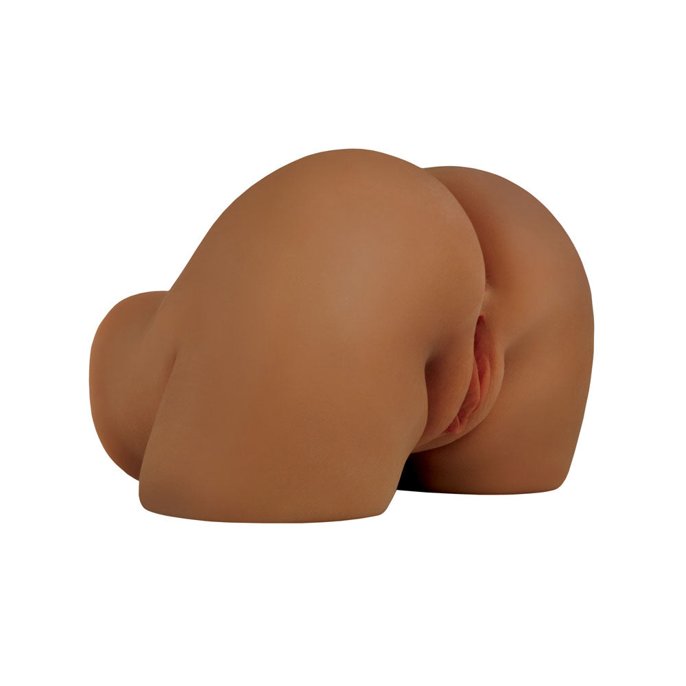 PDX Elite Shake That Ass - Brown - Brown USB Rechargeable Vibrating Mega Masturbator Pipedream