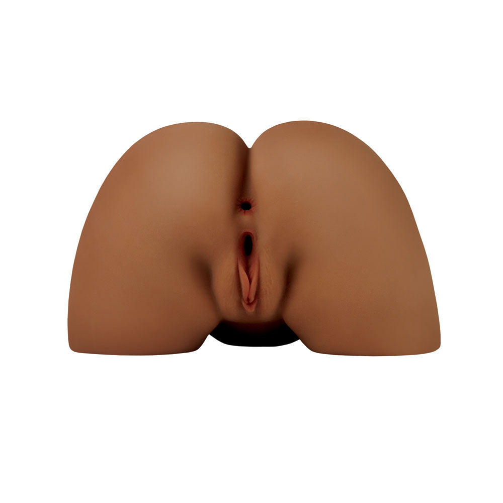 PDX Elite Shake That Ass - Brown - Brown USB Rechargeable Vibrating Mega Masturbator Pipedream