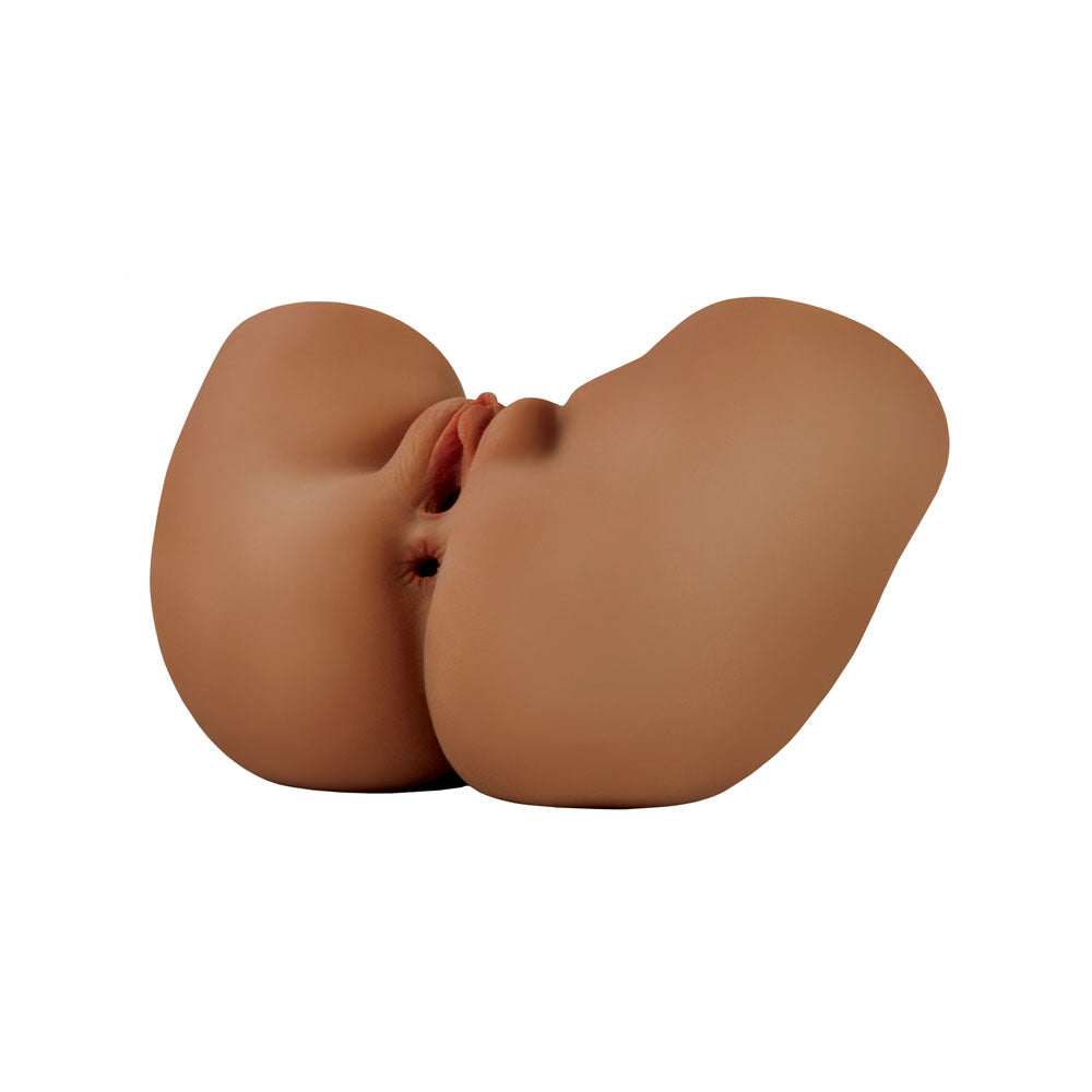PDX Elite Shake That Ass - Brown - Brown USB Rechargeable Vibrating Mega Masturbator Pipedream
