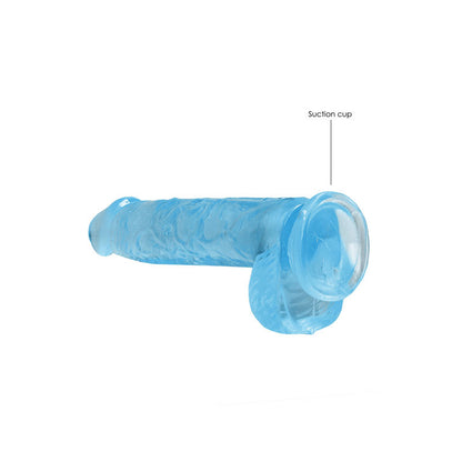 REALROCK 6'' Realistic Dildo With Balls - Blue 15.2 cm Dong Realrock