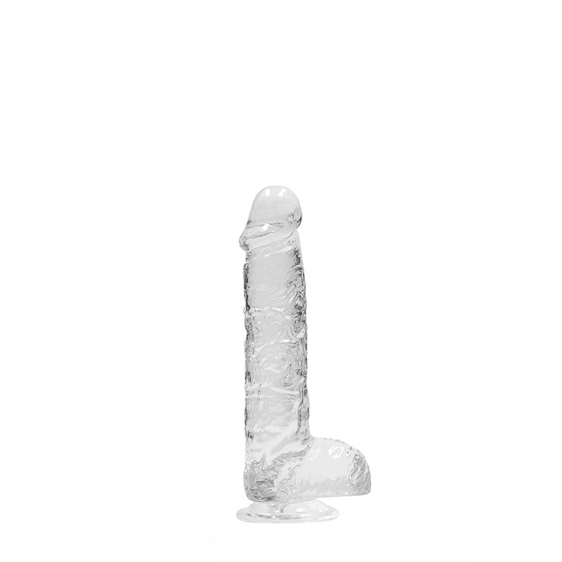 REALROCK 6'' Realistic Dildo With Balls - Clear 15.2 cm Dong Shots Toys