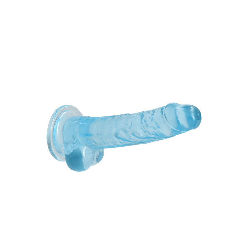 REALROCK 7'' Realistic Dildo With Balls - Blue 17.8 cm Dong Realrock