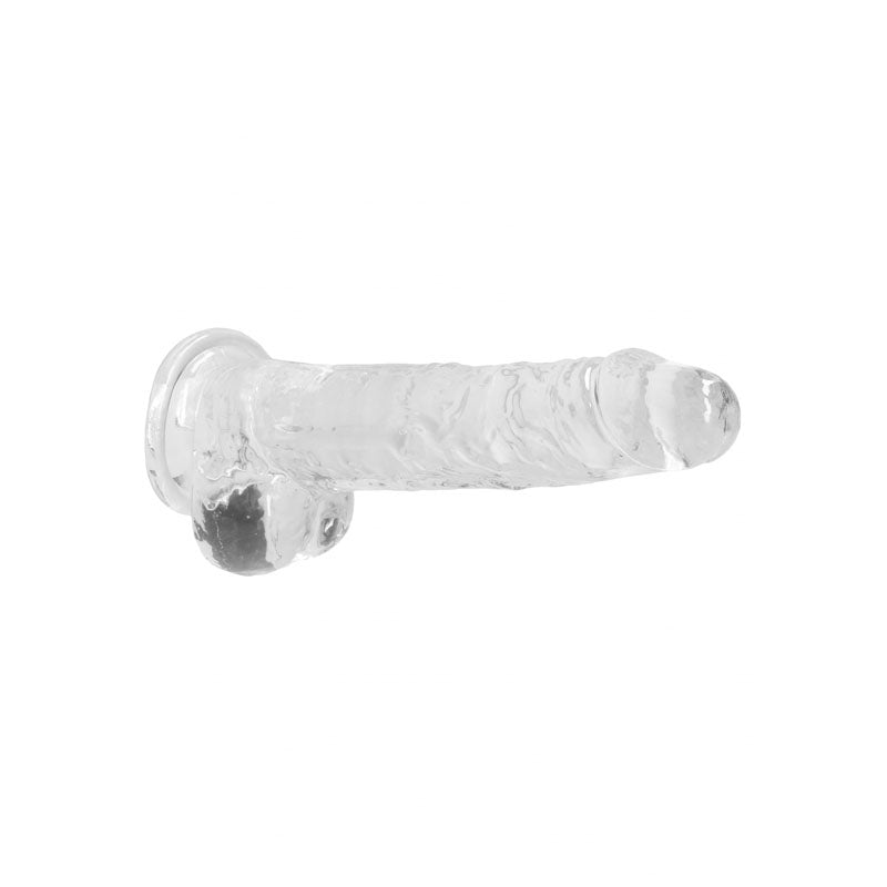 REALROCK 8'' Realistic Dildo With Balls - Clear 20.3 cm Dong Shots Toys
