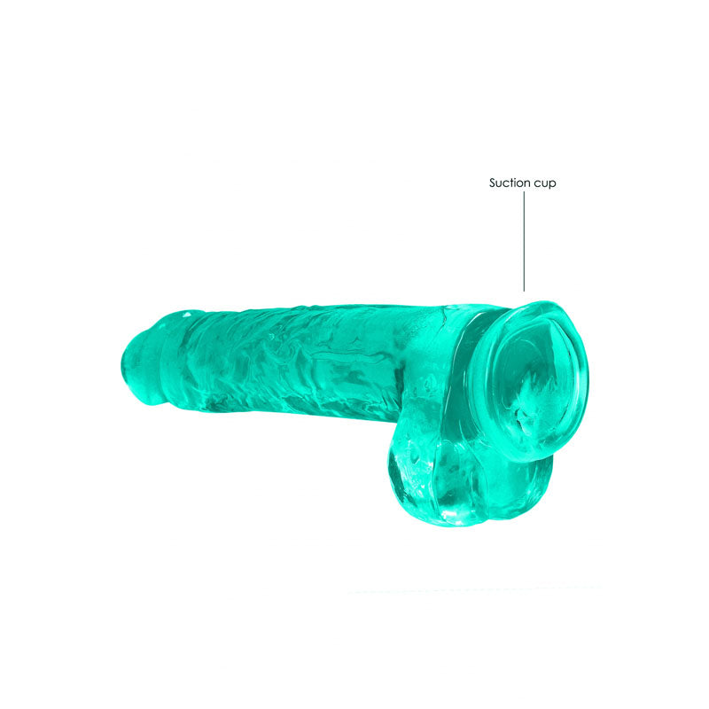 REALROCK Realistic Dildo With Balls 9IN - Realrock