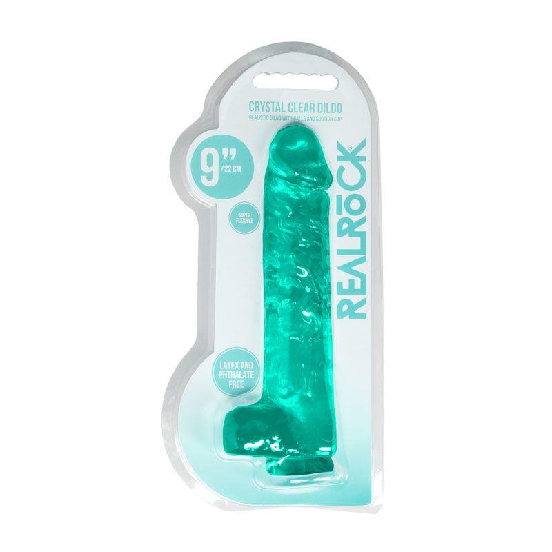 REALROCK Realistic Dildo With Balls 9IN - Realrock