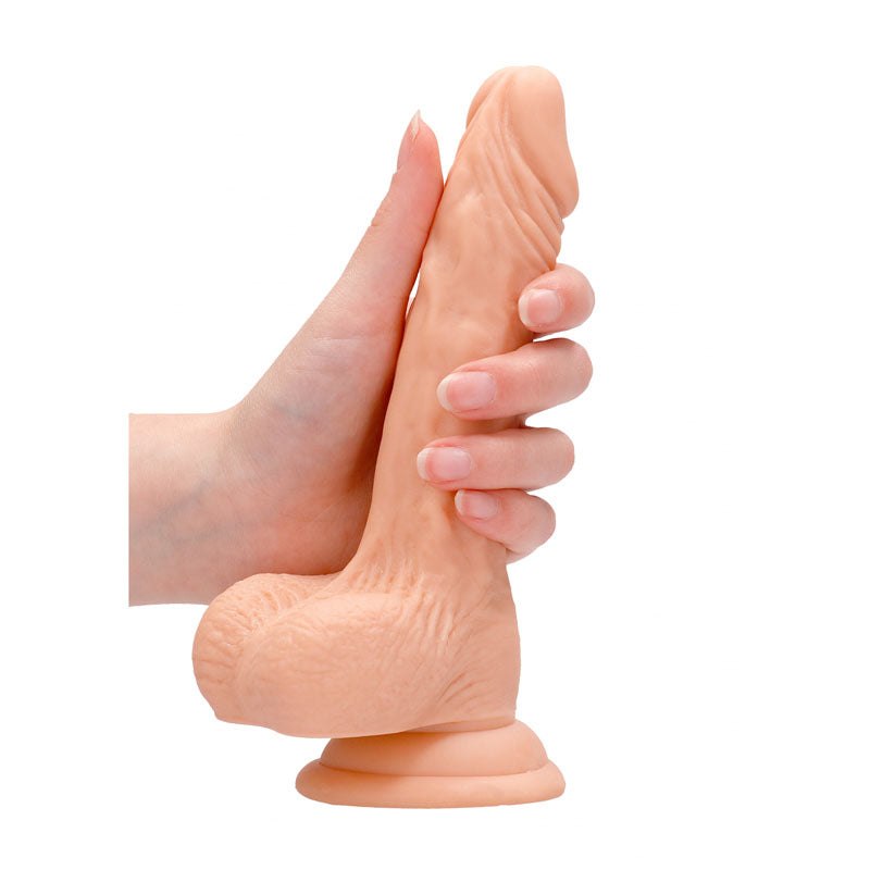 REALROCK 7'' Realistic Dildo With Balls - Flesh 17.8 cm Dong Shots Toys