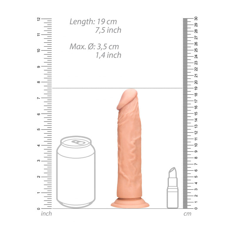REALROCK 7'' Realistic Dildo - Flesh 17.8 cm Dong Shots Toys