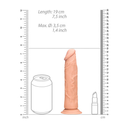 REALROCK 7'' Realistic Dildo - Flesh 17.8 cm Dong Shots Toys