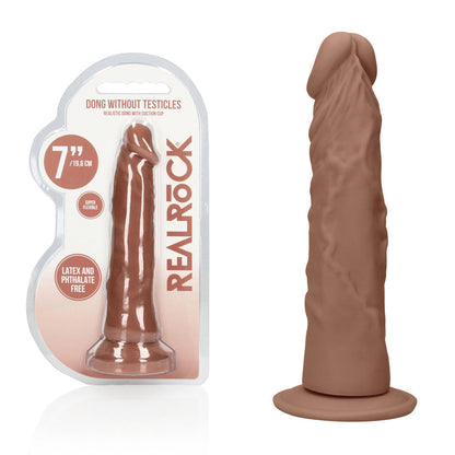 REALROCK 7'' Realistic Dildo - Tan - Tan 17.8 cm Dong Shots Toys