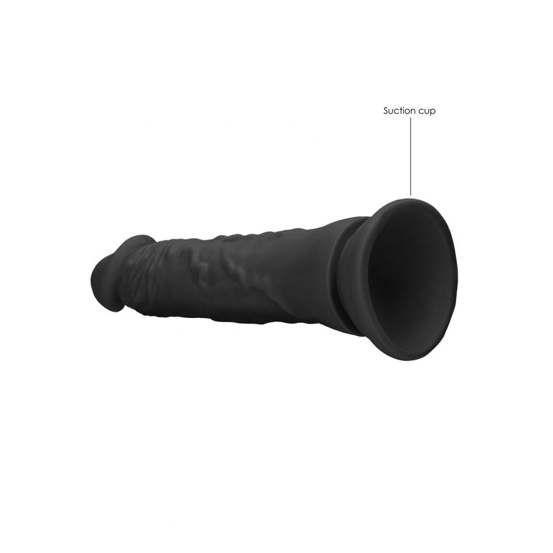 REALROCK 8'' Realistic Dildo - Black 20.3 cm Dong Shots Toys