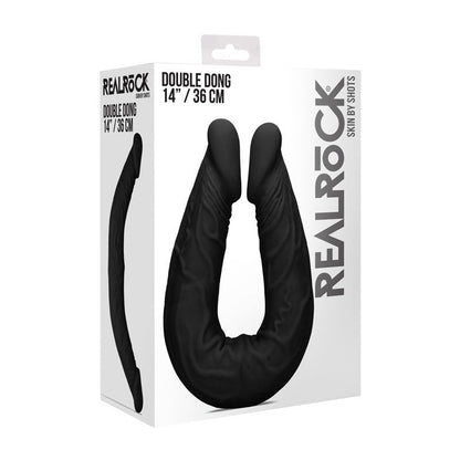 REALROCK 14'' Double Dildo - Black 36 cm Double Dong Shots Toys