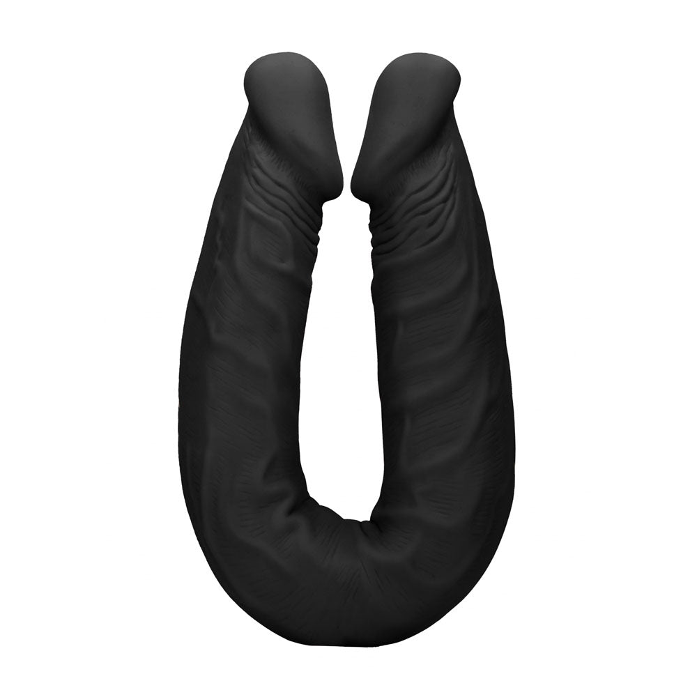 REALROCK 18'' Double Dildo - Black - Black 46 cm Double Dong Shots Toys