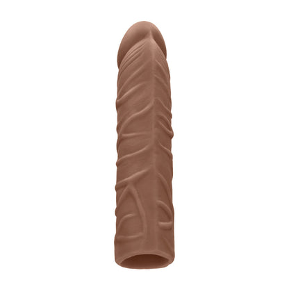 REALROCK 7'' Penis Extender - Tan - Tan 17.8 cm Penis Extension Sleeve Shots Toys