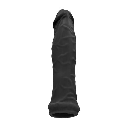 REALROCK 6'' Realistic Penis Sleeve - Black - Black 15.2 cm Penis Extension Sleeve Shots Toys