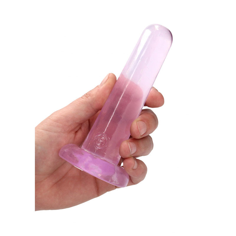 REALROCK Non Realistic Dildo With Suction Cup - 13.5 cm - Pink 13.5 cm Dong Shots Toys