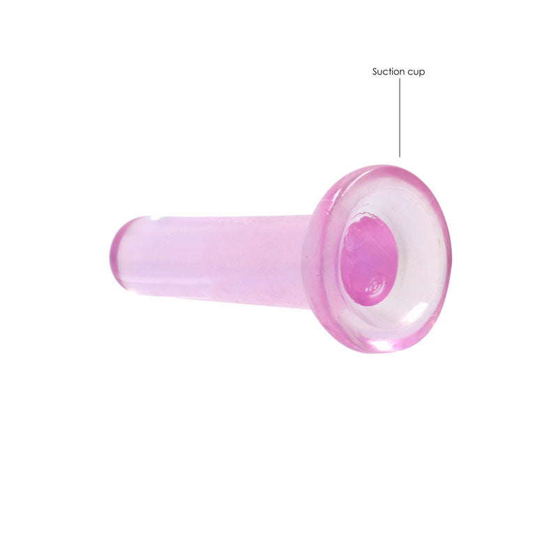 REALROCK Non Realistic Dildo With Suction Cup - 13.5 cm - Pink 13.5 cm Dong Shots Toys