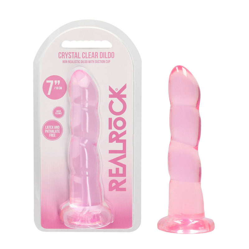REALROCK Non Realistic Dildo With Suctio - Shots Toys