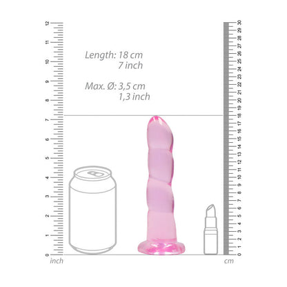 REALROCK Non Realistic Dildo With Suctio - Shots Toys