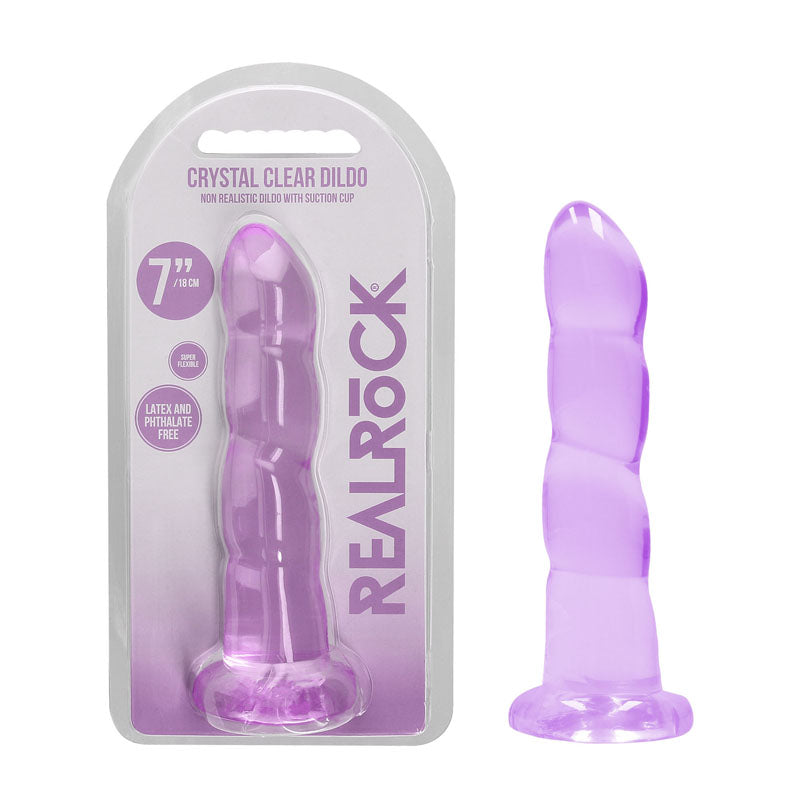 REALROCK Non Realistic Dildo With Suctio - Shots Toys