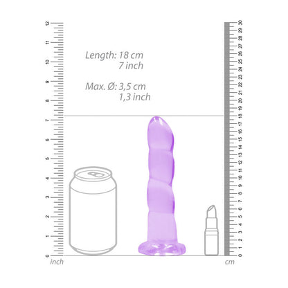 REALROCK Non Realistic Dildo With Suctio - Shots Toys