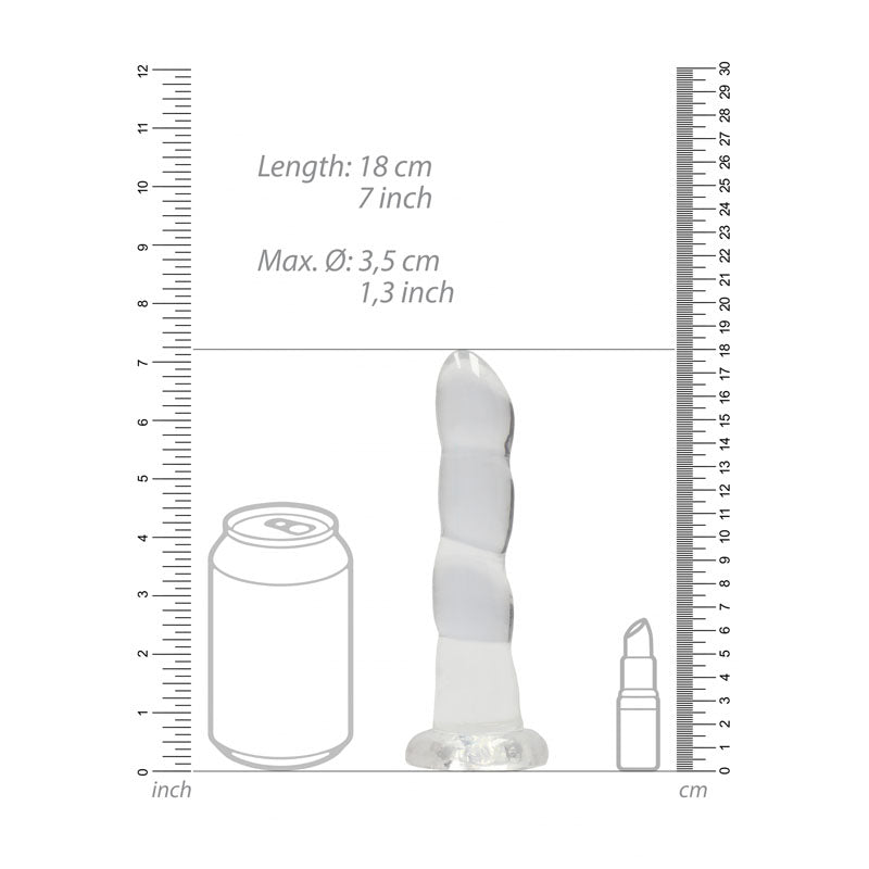 REALROCK Non Realistic Dildo With Suctio - Shots Toys